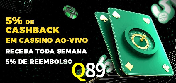 Promoções do cassino ao Vivo Q89
